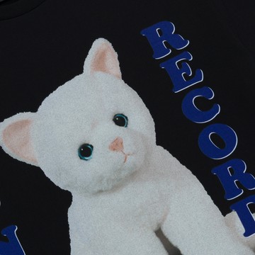 PLUSH RECORDS TEE (BLACK)