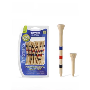 PGM 高爾夫球tee刻度球釘竹Tee穩定耐打球托球座限位球釘實用環保