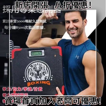 熱銷 新一代拳力測試器 拳擊爆發力測試器 智能語音播報 力量測試  加厚散打 健身 訓練測力器 搏擊訓練