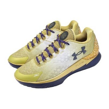 Under Armour UA 籃球鞋 Curry 1 Low Flotro 男鞋 Reign Rose 黃 3028862700