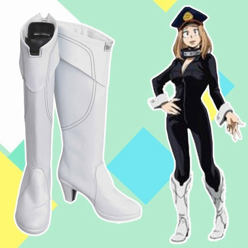僕のヒーローアカデミア ヒロアカ 現見ケミィ うつしみ けみぃ 風 コスプレ靴 戦闘靴 コスプレブーツ 安い 激安 通販 Cosplay 通販 Lineポイント最大get Lineショッピング