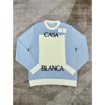 CASABLANCA方塊字母針織毛衣高街