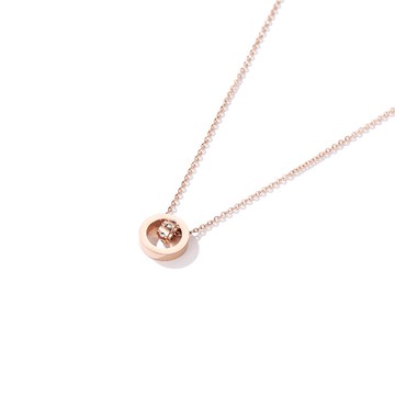 小眾設計感項鏈女氣質鈦鋼鎖骨鏈網紅新款潮高級感配飾