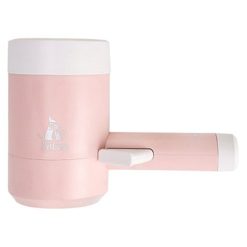 SENLI 半自動矽膠寵物洗腳杯  粉白  1個