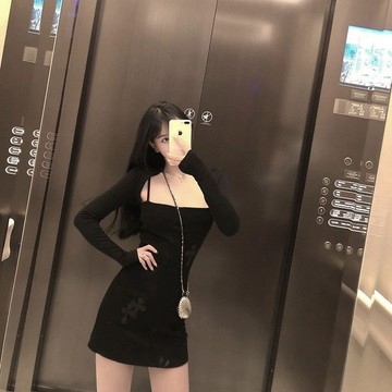 B[限時特賣]短袖上衣 短版上衣 辣妹上衣 春秋季薄款外搭披肩女士洋氣長袖短款小外套夏搭配吊帶裙子開衫冬L