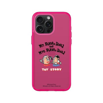 iPhone 15 Pro Max JellyTint 粉漾桃 - 迪士尼-玩具總動員 Toy Story - Hello! 蛋頭先生與蛋頭太太