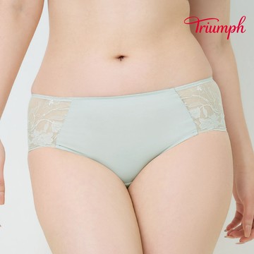 黛安芬-纖型機密2.0 中腰平口褲 M-EEL 迷霧綠｜87R2529 AH