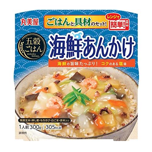 丸美屋食品工業 レンジで簡単! 五穀ごはん 海鮮あんかけ 300g×6個