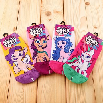 【彩虹小馬】彩虹小馬兒童船襪MP03-多色可選