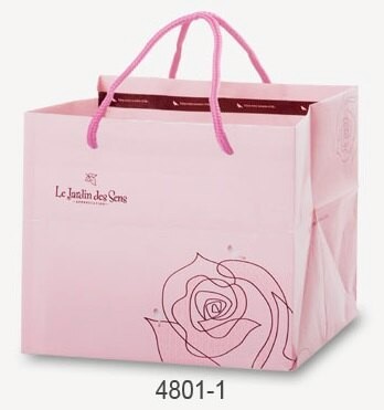 【基本量】手提派袋８吋.粉紅/感官花園/100個