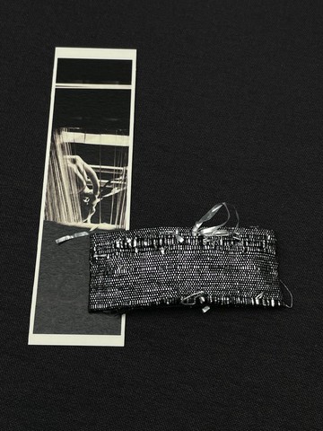 織間 手織蠶絲髮夾