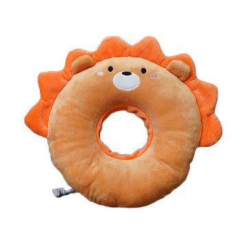 寵物夢工廠 動物造型防舔脖圍 寵物頸圈  L 頭圍 15~28cm  獅子款 橘色  1個