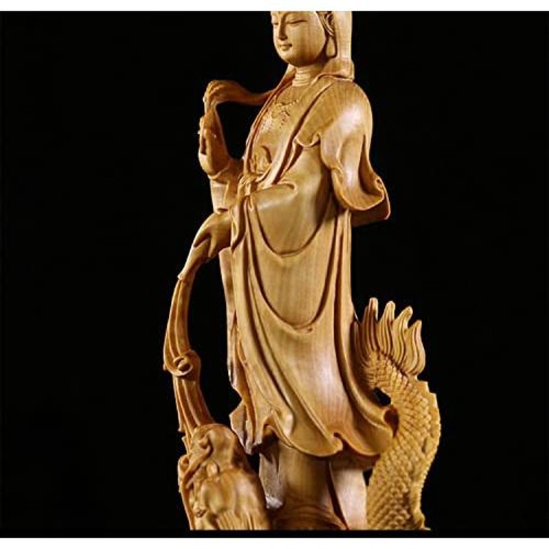 一刀彫　観音様 Amazon.co.jp: 飛騨 一位 一刀彫 八渓刀 観音菩薩像 : ホーム