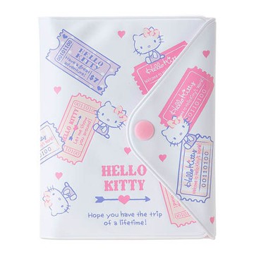 【震撼精品百貨】Hello Kitty_凱蒂貓~花漾旅行系列PVC護照收納套#76203