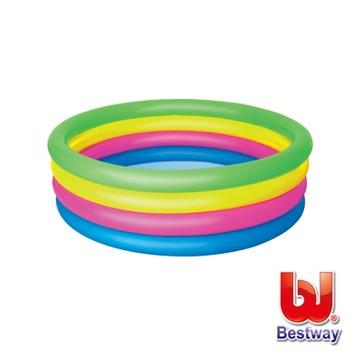 Bestway。彩虹四環充氣水池/泳池(51117)