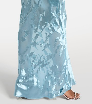 The Sei Asymmetric velvet gown