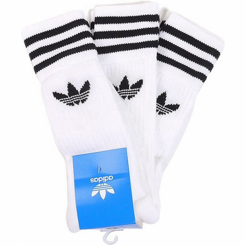 Adidas アディダス 靴下 レディース Solid Crew Socks ソリッド クルー ソックス Adidas Originals アディダスオリジナルス Gyb37 S214 Ss18 通販 Lineポイント最大0 5 Get Lineショッピング