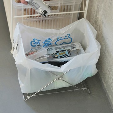 落地型折疊式304不鏽鋼垃圾袋架 單一規格