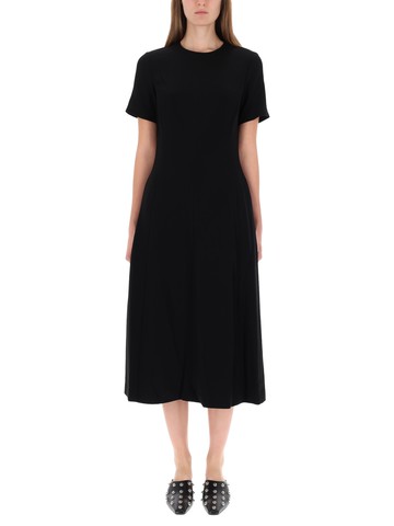 theory midi dress in "admiral crêpe"