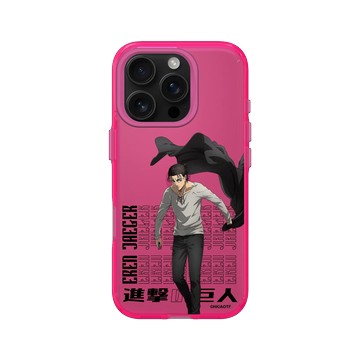 iPhone 16 Pro Clear 粉漾桃 - 進擊的巨人 Attack On Titan -S4 - 我的名字是：艾蓮·葉卡