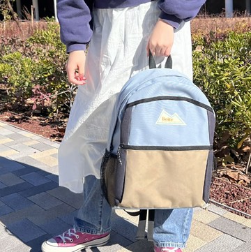 日本BEEM - Boite OUT DOOR防潑水輕便後背包-藍色