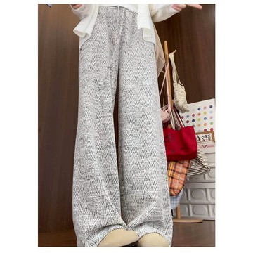 小香風寬褲 韓系闊腿褲 鬆緊休閒長褲 高腰寬褲 柔軟寬褲 斜紋編織褲 顯瘦寬褲 抽繩闊腿褲 直筒長褲 遮肉褲 台灣賣家