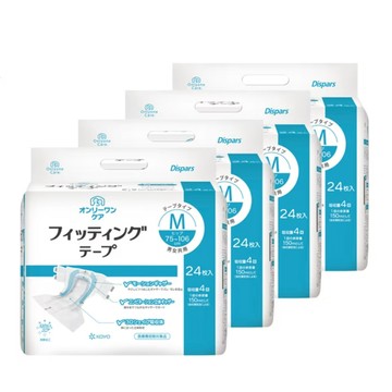 KOYO 合身黏貼式成人紙尿褲M 一箱(4袋/箱，共96片)
