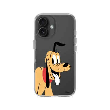 iPhone 16 Clear Case（相機按鈕） 透明 - 迪士尼-米奇 Mickey - Look at the camera-布魯托