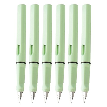 小麥購物 鋼筆 G434 15g 6支  0.38mm  馬卡龍綠