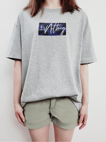 原創 #Nothing系列 短袖Oversize落肩T恤