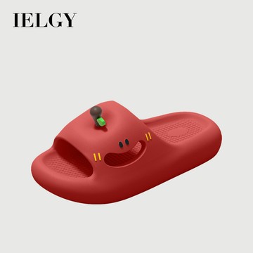 IELGY 2026 可愛蘋果家居浴室 EVA 卡通女式拖鞋