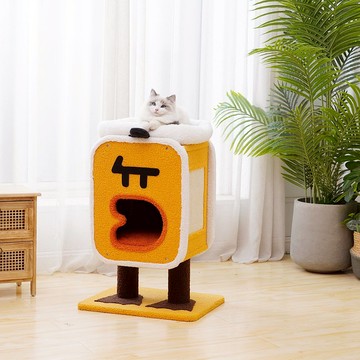 【美國Petpals】玉子燒怪貓窩-2層