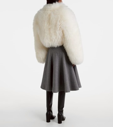 Alaïa Cropped shearling jacket