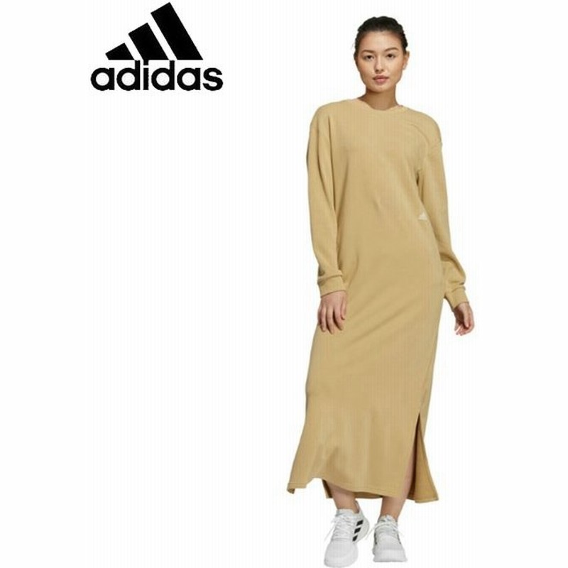 アディダス ワンピース 長袖 レディース Prsve フレンチテリー スウェットワンピース H Jil15 Adidas 通販 Lineポイント最大0 5 Get Lineショッピング