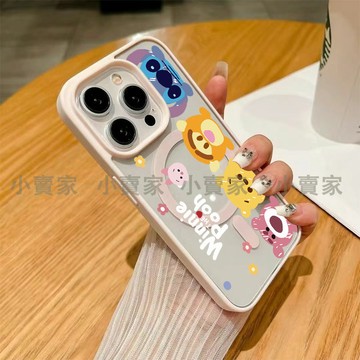 三眼怪卡通磁吸透明手機殼 iPhone 17 16 15 14 13 12 11 Pro Max XR 8p i7保護殼
