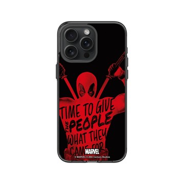 iPhone 15 Pro Max Clear 酷墨灰 - 迪士尼-漫威 Marvel - 死侍-It's Deadpool's Time
