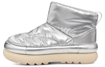UGG CLASSIC MAXI MINI BOOT METALLIC SILVER WOMEN