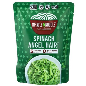 Miracle Noodle, 菠菜天使髮型，7 盎司（200 克）