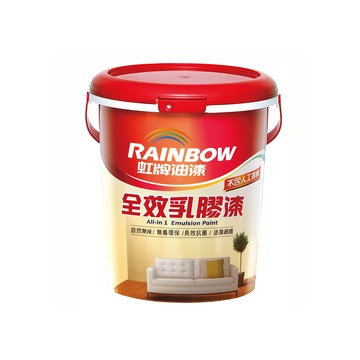虹牌 彩虹屋 全效乳膠漆 白色 1G
