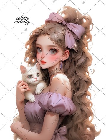 original sticker no.457 人物貼紙 原創貼紙 人物插畫 女孩貼紙 原創人物貼紙