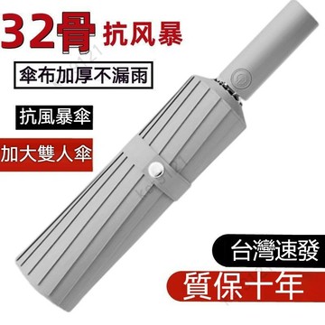 台灣發貨 32骨雨傘2024新款大號超大號防暴雨傘男款加粗堅固耐用晴雨兩用女晴雨傘 太陽傘 遮陽傘 雨傘 摺疊傘 大雨傘
