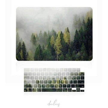 適用蘋果筆記本macbook pro air13 14 15 16寸保護殼 森林