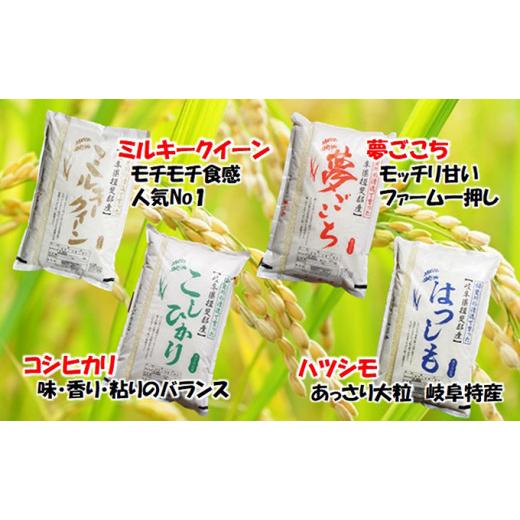 ふるさと納税 岐阜県 池田町 令和５年産　特別栽培米★[定期便] 5カ月★毎月 精米10kg（白米／5分／7分ツキ可）  玄米は別に出品 [No.5644-1158]