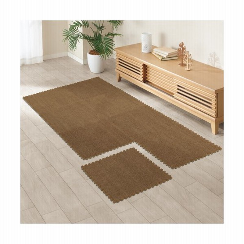 洗える やわらか起毛のジョイントマット 45cm Nウォッシュdbr8p ニトリ 1年保証 玄関先迄納品 通販 Lineポイント最大0 5 Get Lineショッピング