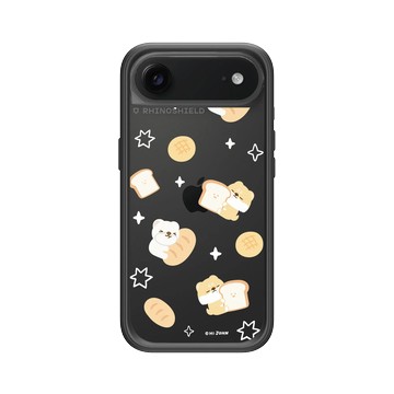 iPhone Air Mod NX -邊框背蓋組合 (相機按鈕) 黑 - 嗨小強 Hi John - Bread Buds