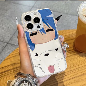 免運+隔日🚚Magsafe磁吸手機殼 藍髮動物女孩 蘋果17promax 16 15plus14 13 12 11防摔