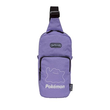 【OUTDOOR】寶可夢Pokemon-夜光百變怪單肩包-大-紫色 ODGO23Q02PL