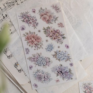 花宴  - 燙金割型貼紙