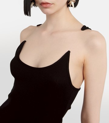 Y/Project Ribbed-knit cotton maxi dress