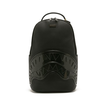 SPRAYGROUND 簡約鋸齒鯊硬殼大容量後背包 黑色 G685564